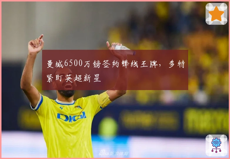 曼城6500万镑签约锋线王牌，多特紧盯英超新星