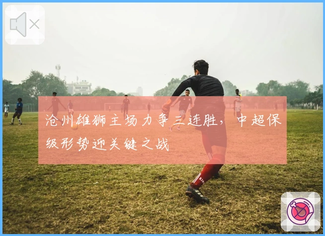 沧州雄狮主场力争三连胜，中超保级形势迎关键之战